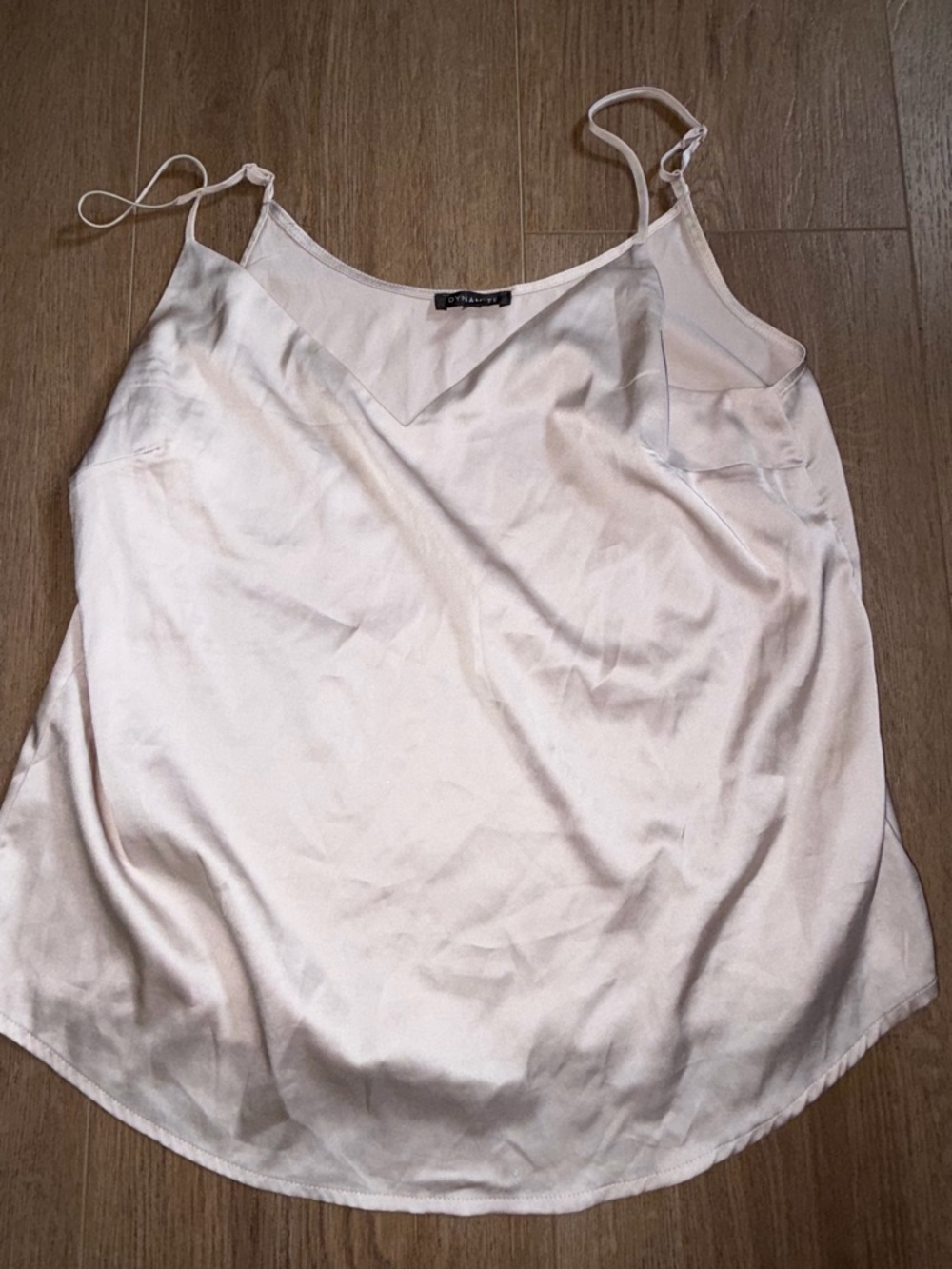 Dynamite Satin Spaghetti Strap Camisole - Cream